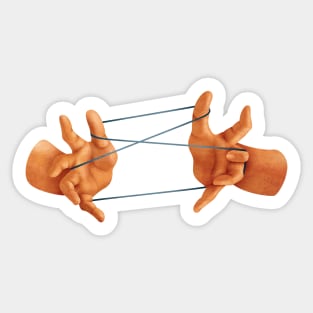 finger games Sticker